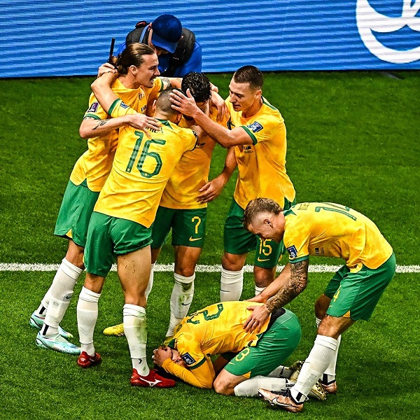 Australia, goal celebration 