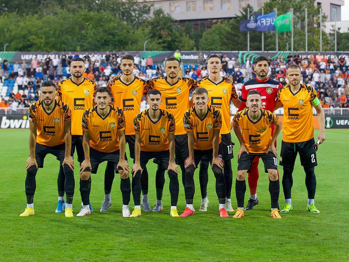 Ballkani, first team pose, before match wich CFR Cluj 