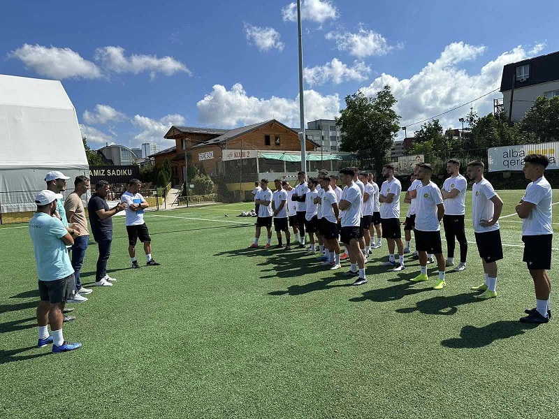 Alban Dragusha, team talk 