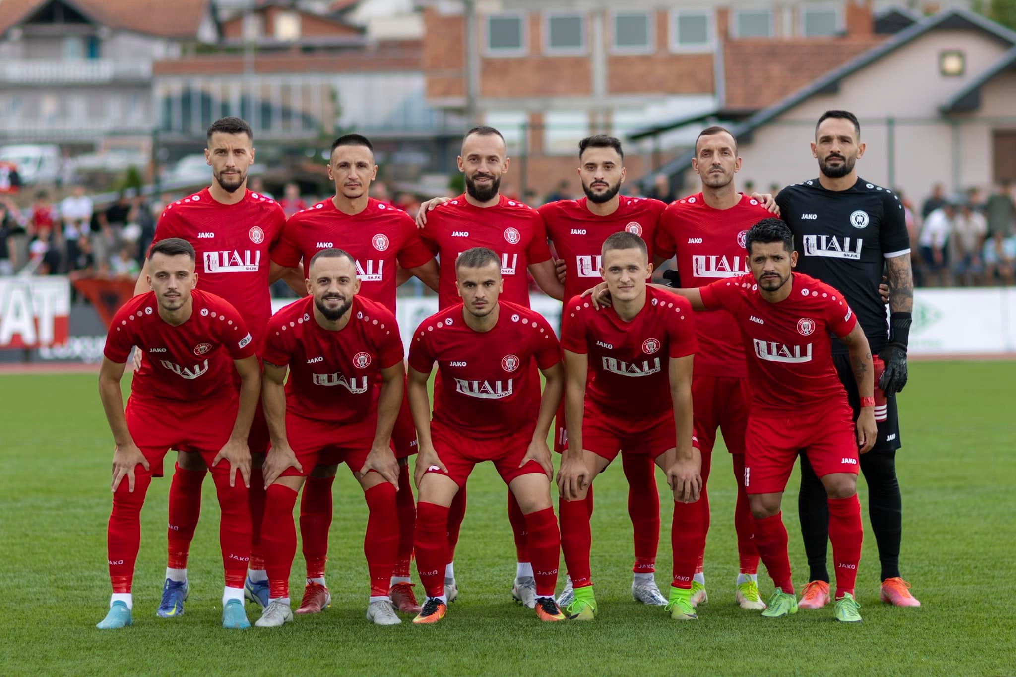 Gjilani, team xi, pose before match 