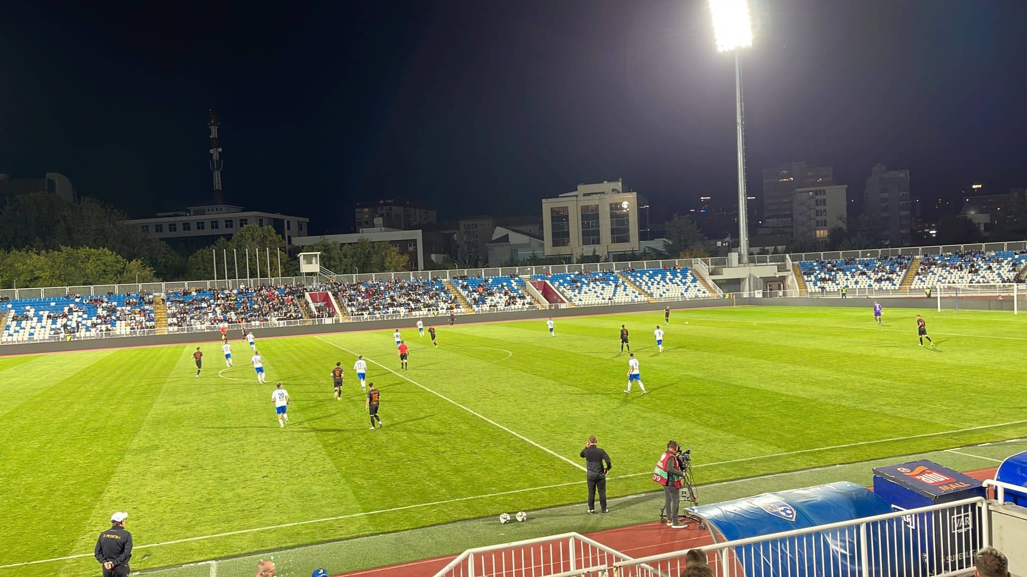Prishtina vs Drita, match view from stands 