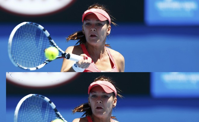 Radwanska eliminon kampionen