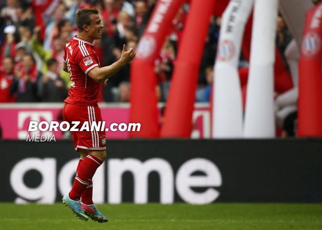 Shaqiri s’fal, Bayern fiton