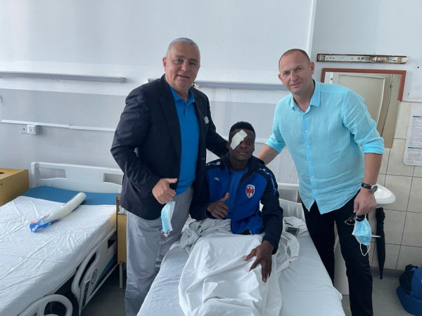 Prishtina njofton për gjendjen shëndetësore të futbollistit afrikan