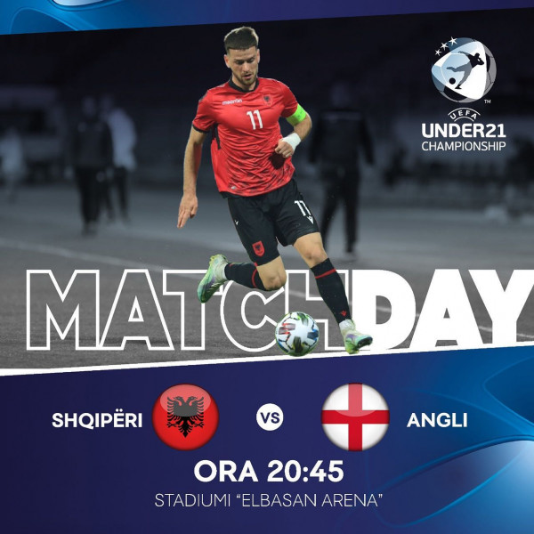 Shqipëria U21 - Anglia U21, 11-shet e para