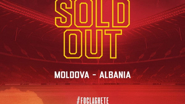 Moldavia shet të gjitha biletat për ndeshje ndaj Shqipërisë