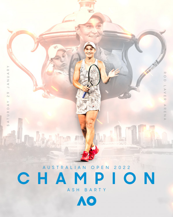 Pa e humbur asnjë set, Ashleigh Barty fituese e Australian Open 2022!