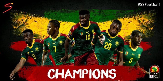Kameruni, kampion i Afrikës