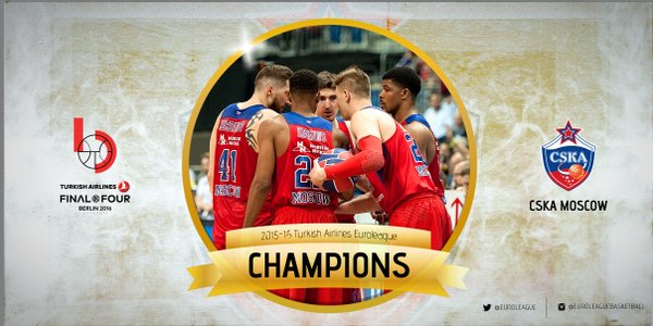 CSKA Moska kampione e Europës