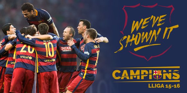 Barça kampion!