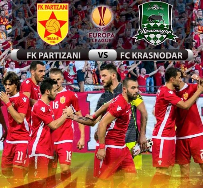 Formacionet zyrtare: Partizani-Krasnodar