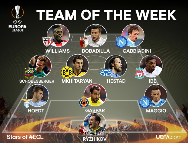 Ekipi i javës, në Europa League