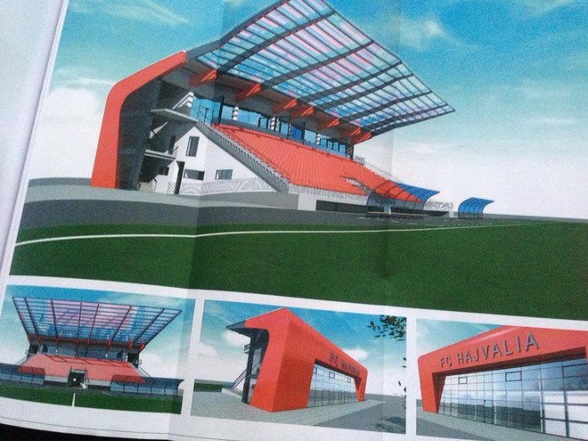 Hajvalia, me stadium të ri