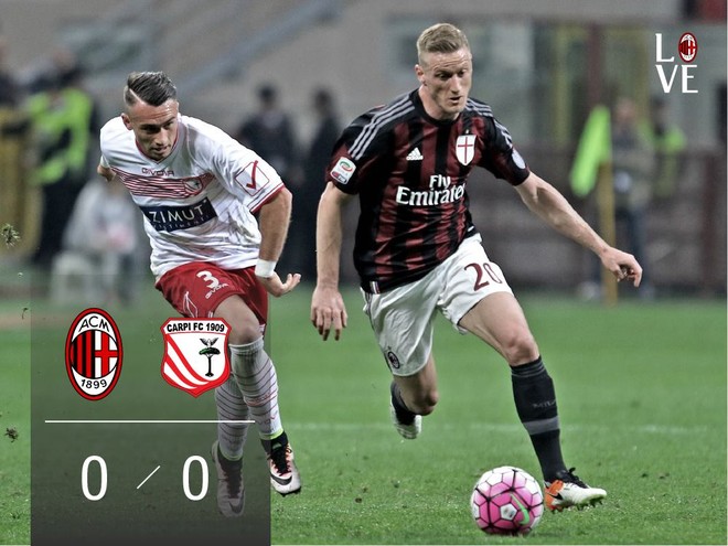 Carpi shkëput pikë nga Milan
