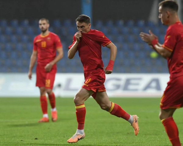 Edvin Kuc me gol, mban gjallë shpresat e Malit të Zi për kualifikim