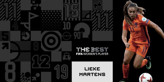 Lieke Martens, futbollistja më e mirë e vitit 2017