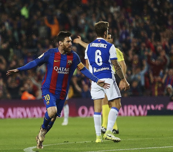 Messi me 2 gola e 1 asistim, për të ndjekur Realin