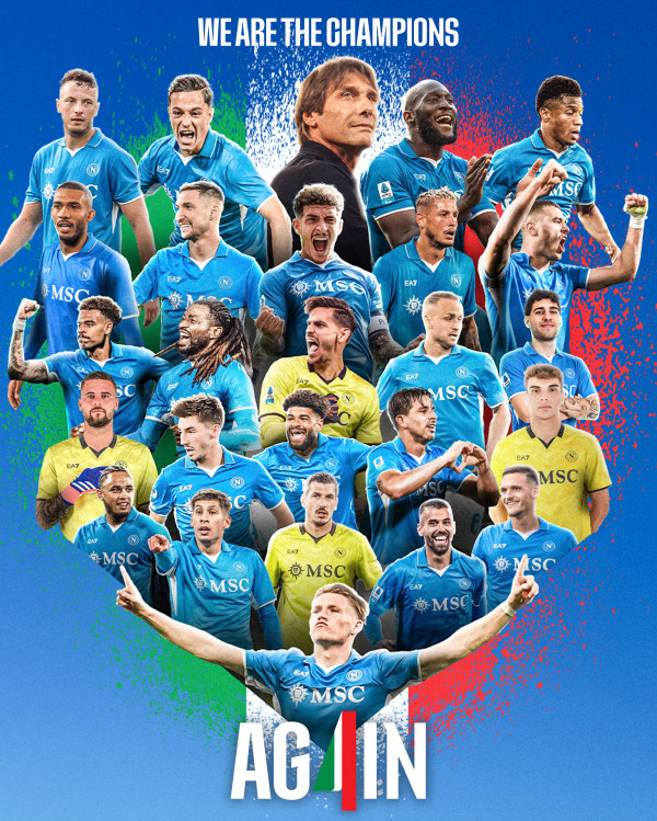 Napoli shpallet kampion i Italisë, titulli i dytë për Amir Rrahmanin!