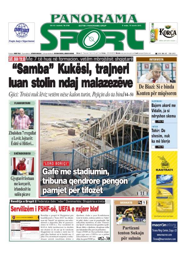Tribuna qendrore, pengon pamjet për tifozë!!!