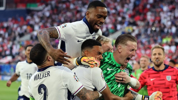 Pas penalltive, Anglia eliminon Zvicrën
