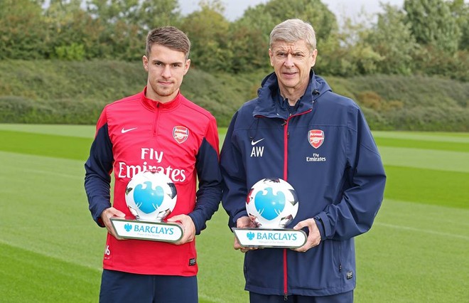Ramsey dhe Wenger, më të mirët e shtatorit
