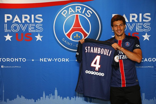 PSG zyrtarizon Stamboulin