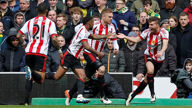 Sunderland në shpresë, Norwich rrezikon stinorin