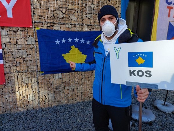 Albin Tahiri i vetëm, bart flamurin e Kosovës në LO “Pekini 2022”