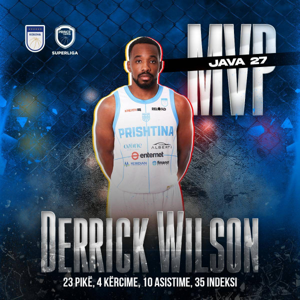 Derrick Wilson (Prishtina) - MVP (27)