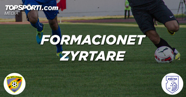 Formacionet zyrtare: Ballkani - Drita