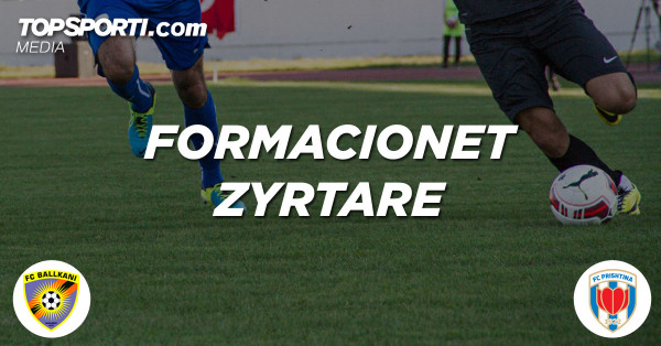 Formacionet zyrtare: Ballkani - Prishtina