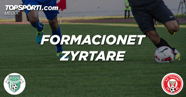 Formacionet zyrtare: Dukagjini - Gjilani Formacionet zyrtare: Dukagjini - Gjilani