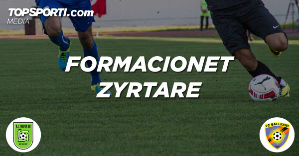 Formacionet zyrtare: Trepça’89 - Ballkani Formacionet zyrtare: Trepça’89 - Ballkani