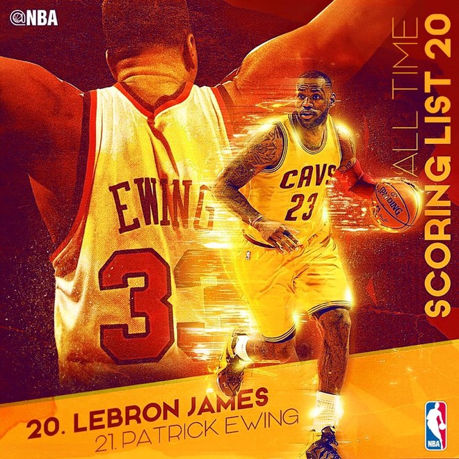 Ewing, mbetet pas Lebron Jamesit