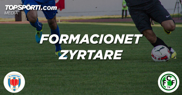 Formacionet zyrtare: Prishtina - Feronikeli 74