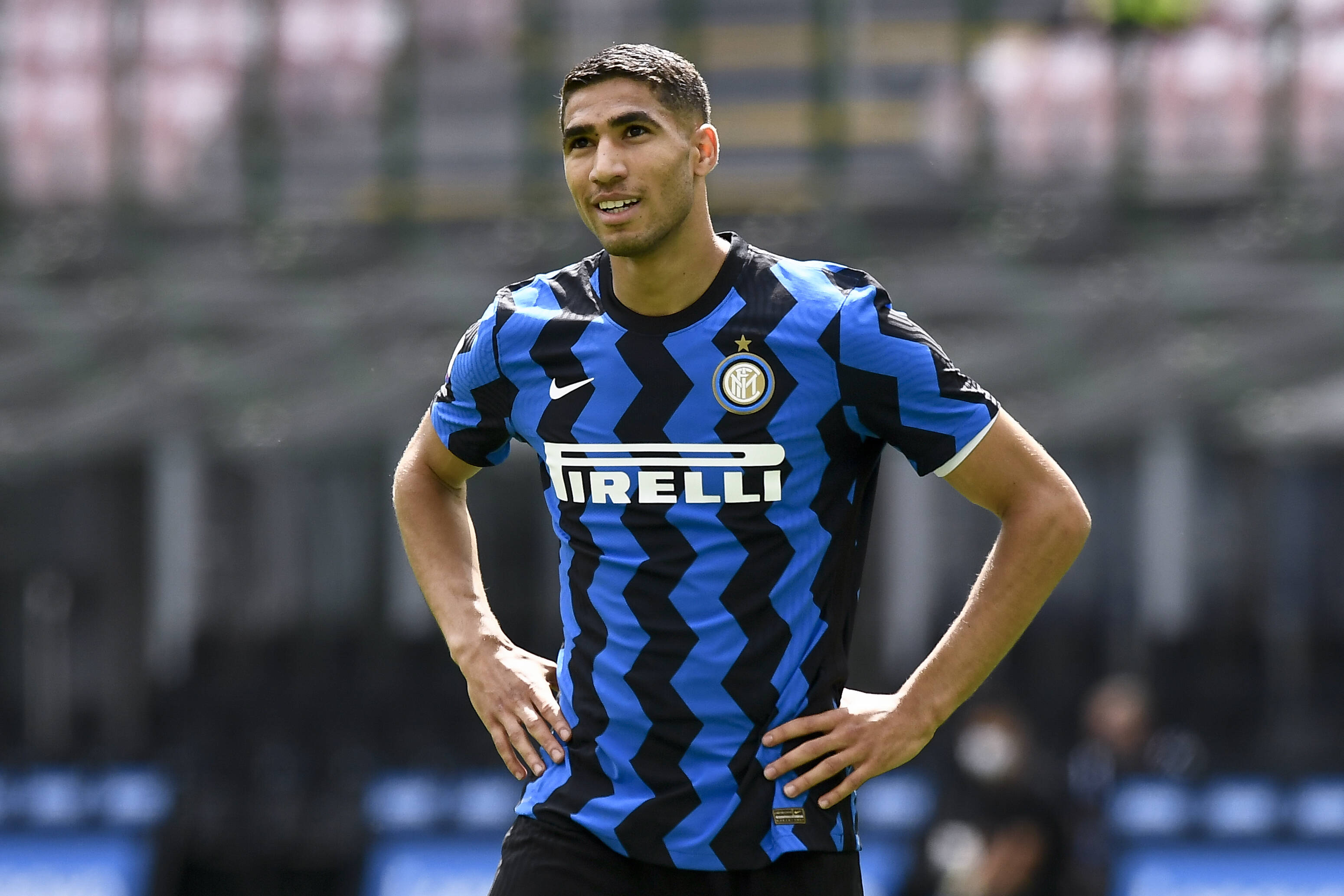 Hakimi, a match: Inter vs Udinese.