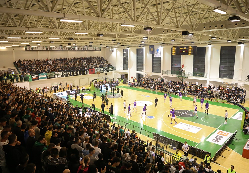 Minatori view, at Gottingen vs. Trepca, FIBA Europe Cup